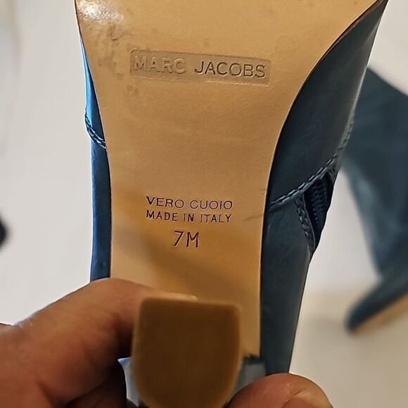 Marc Jacobs teal bootie size 7 - Picture 4 of 10